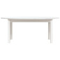 Table basse Blanc 110x55x45 cm Bois massif de pin