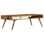 Table basse 110 x 50 x 35 cm Bois de Sesham massif