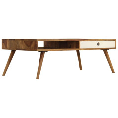Table basse 110 x 50 x 35 cm Bois de Sesham massif