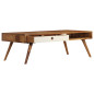 Table basse 110 x 50 x 35 cm Bois de Sesham massif