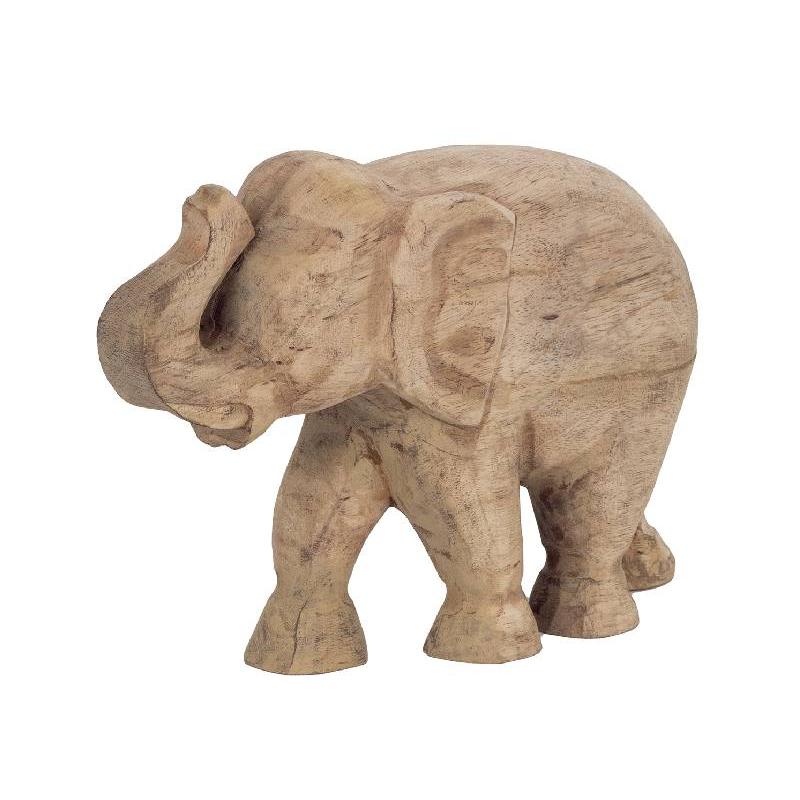 Sculpture Eléphant bois