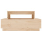 Table basse 80x55x40,5 cm Bois massif de pin