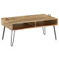 Table basse Bois de manguier massif 100 x 60 x 45 cm