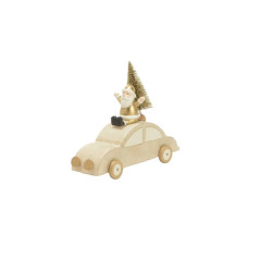 Voiture Gold Père Noël