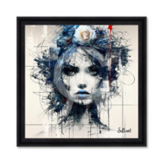 Femme Fleur Bleue – Sylvain Binet