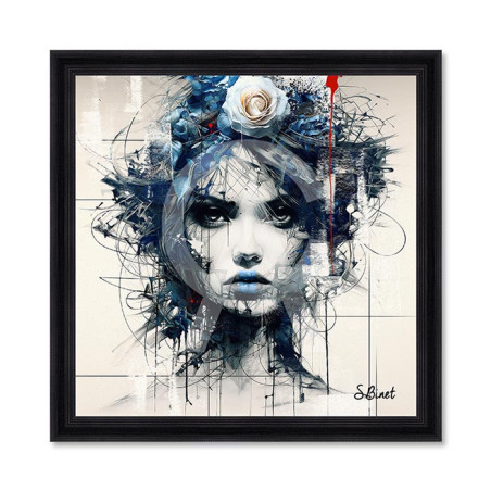 Femme Fleur Bleue – Sylvain Binet