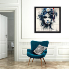 Femme Fleur Bleue – Sylvain Binet