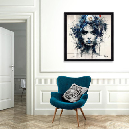 Femme Fleur Bleue – Sylvain Binet