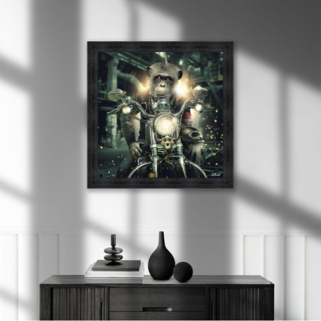 Gorille moto – Sylvain Binet