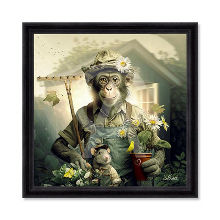 Singe jardinier – Sylvain Binet