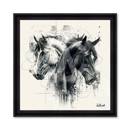 Chevaux Doubles NB – Sylvain Binet