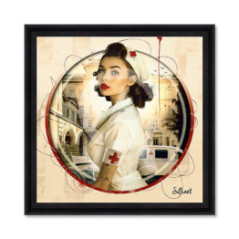 Pin Up Infirmière – Sylvain Binet