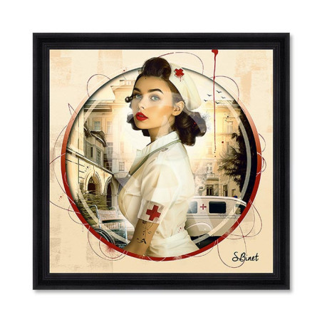 Pin Up Infirmière – Sylvain Binet