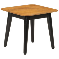 Table basse 45x45x40 cm bois de manguier solide et fer