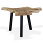 Table basse Teck authentique 80 x 70 x 38 cm