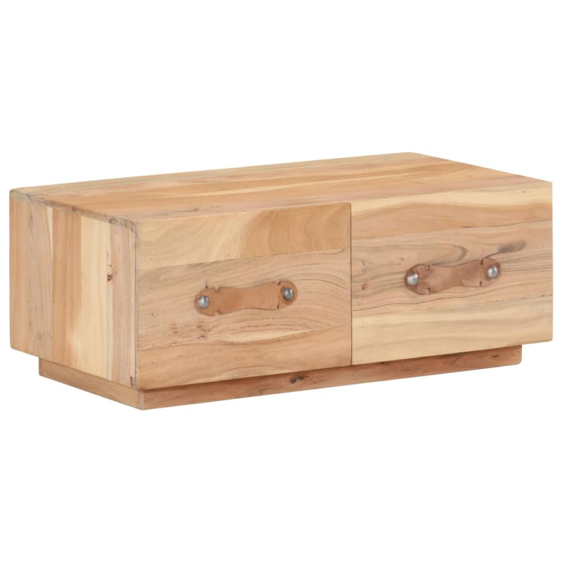 Table basse 90x50x35 cm Bois de récupération massif