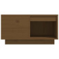 Table basse Marron miel 60x61x32,5 cm Bois massif de pin