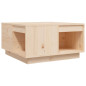 Table basse 60x61x32,5 cm Bois massif de pin