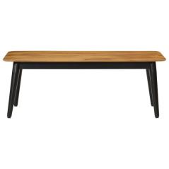 Table basse 110x50x40 cm bois massif de manguier et fer