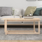 Table basse 110x55x45 cm Bois massif de pin