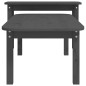 Ensemble 2 tables basses - Bois de pin massif - Gris