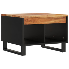 Table basse 55x50x40 cm bois d'acacia massif