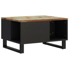 Table basse 60x50x35 cm bois de récupération massif