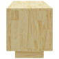 Meuble TV 110x30x33,5 cm Bois de pin massif