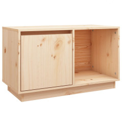 Meuble TV 74x35x44 cm Bois de pin massif